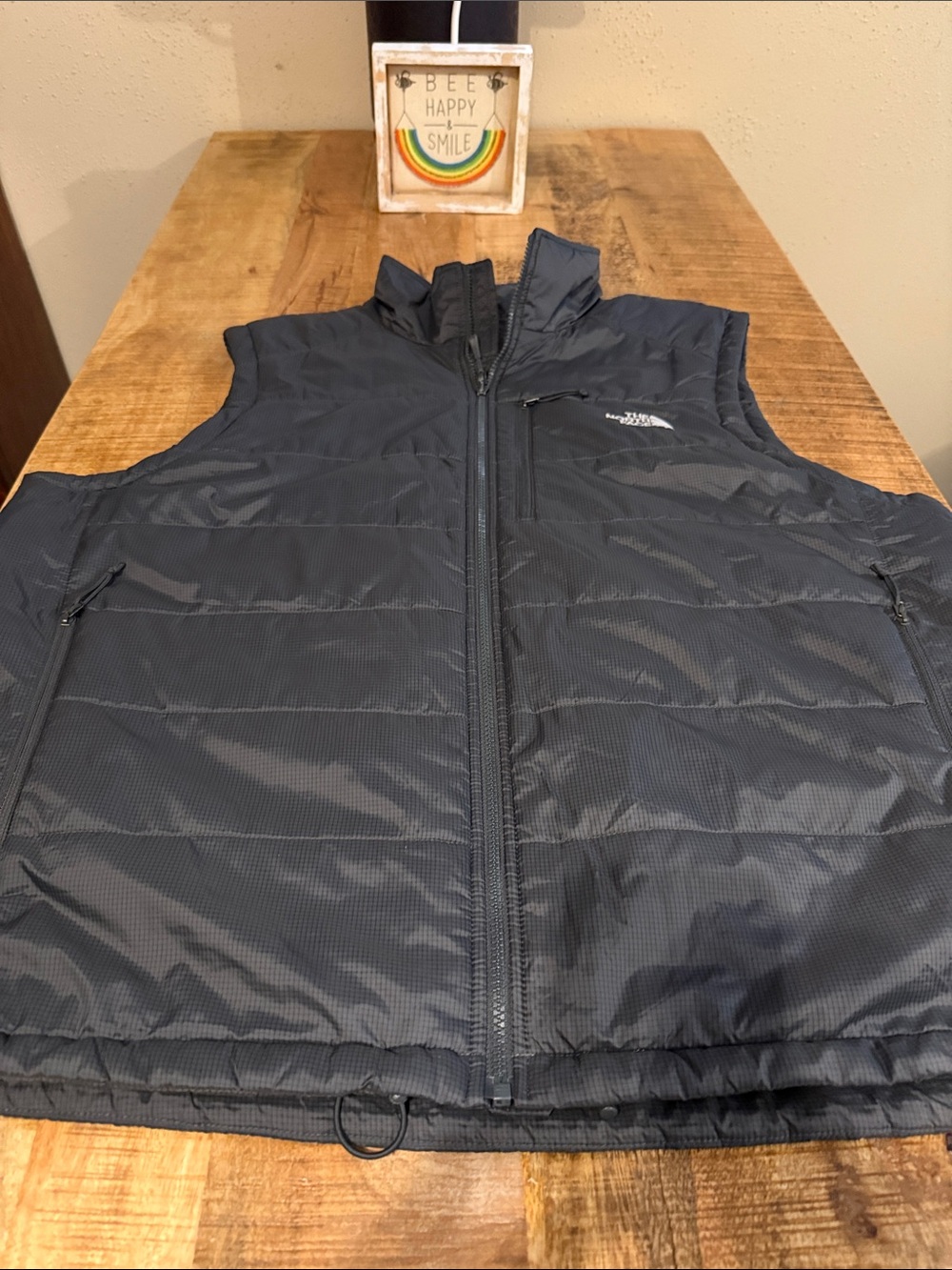 The North Face Men's Quilted Puffer Vest - Dark Navy